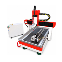 Fresadora CNC de 4 Ejes Jinan Mosencnc 6090 con Motor de Eje Rotatorio para Grabado en Madera, Metal y Acrílico, Ahorra Espacio en el Taller