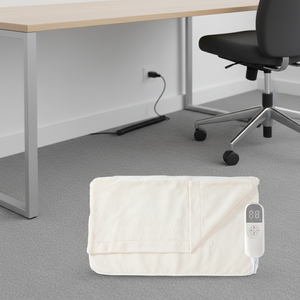 Calentador de Pies Eléctrico para Oficina/Cama, 10 Niveles de Temperatura, Temporizador, Lavable a Máquina - Product Image 1