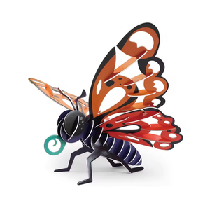 39 piezas niños educativos DIY ensamblar 3D insecto modelo <span class=keywords><strong>mariposa</strong></span> rompecabezas juego - Product Image 2