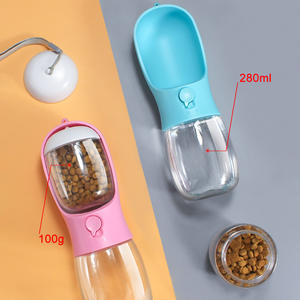 Botella Portátil Dos en Uno para Agua y Comida para Perros y Gatos - Product Image 3