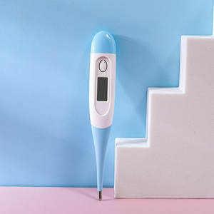 Termómetro Digital Impermeable de Punta Suave para Uso Doméstico, Axilar y Oral para Bebés, Termómetro Electrónico de Punta Suave - Product Image 3