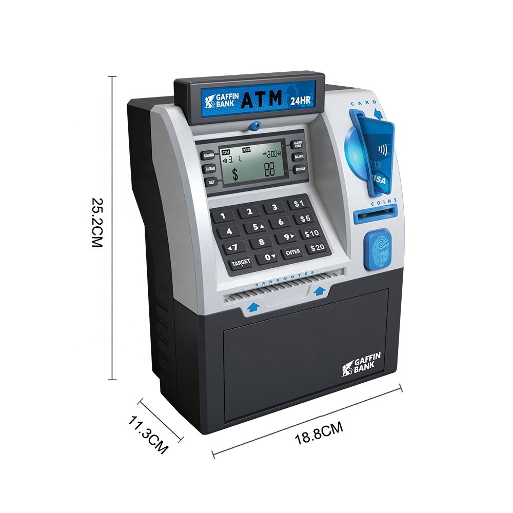 中国塑料制品批发ATM硬币钱箱WF-3016电动指纹识别存钱罐儿童玩具礼品| Alibaba.com