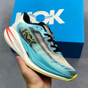 HOKAS X1 2.0 Chaussures de sport polyvalentes de haute qualité Design rétro classique à la mode Chaussures de course légères en fibre de carbone - Product Image 1