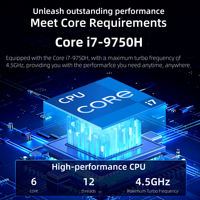 Ordinateur portable de jeu 16,1 pouces 16:10 RTX3050 Intel I7-9750H 6 cœurs 2,6 GHz GDDR6 Refroidissement haute performance 60 Hz 1920x1200 SSD Windows 11