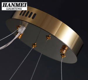 Modern Luxury <b>Crystal</b> Adjustable Height <b>Chandelier</b> Indoor LED Pendant <b>Light</b> Stainless Steel Easy Hanging Living HM-GS-8918 Hangi - Product Image 6
