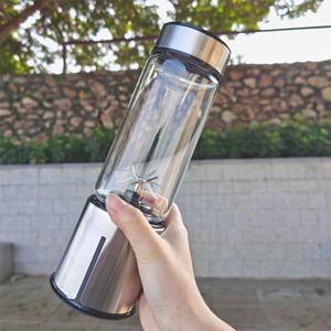 Thiết kế mới chất lượng cao USB nước trái cây Máy xay sinh tố sữa <span class=keywords><strong>Shaker</strong></span> chai thủy tinh tay Mixer xách tay cá nhân Máy xay sinh tố cup - Product Image 6