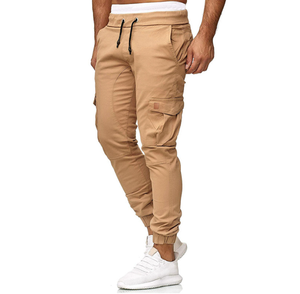 กางเกงวอร์มผู้ชายมาใหม่ ราคาถูก ไซส์ใหญ่พิเศษ 3XL ผ้าฝ้าย มีเชือกผูก เอวปรับได้ สไตล์ลำลอง ออกกำลังกาย แต่งกระเป๋าแบบกำหนดเอง แฟชั่นแนวสตรีท - Product Image 5