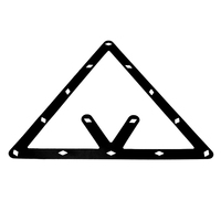 Support triangulaire invisible premium Magic Sheet de 2-1/4 pouces pour accessoires de billard