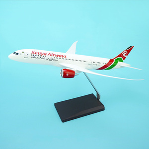 Modèle d'<span class=keywords><strong>avion</strong></span> en résine <span class=keywords><strong>Kenya</strong></span> Airways B787, 32 cm, échelle 1/200, cadeaux d'entreprise personnalisables - Product Image 1