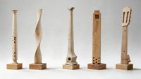 Centre d'usinage CNC à grande vitesse JUNRAN à 4 broches pour le tournage et le fraisage du bois, avec commande OSAI, pour la fabrication de pieds de chaises en bois massif