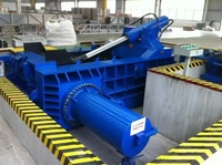 Presse à balles horizontale hydraulique automatique pour le recyclage des métaux ferreux, certifiée CE, haute productivité, moteur à économie d'énergie