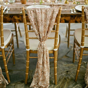 ประสบการณ์การผลิต14ปีผ้าคาดเอวเก้าอี้แต่งงานประดับเลื่อมสำหรับแชมเปญผ้าสแปนเด็กซ์ธรรมดาสำหรับงานเลี้ยงปาร์ตี้ใช้ในบ้าน - Product Image 3