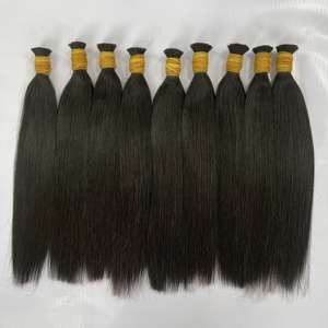 CDYHAIRVN Wholesale Premium Vietnamese Single Donor Raw Human Hair Extensions 8-40 Inch <b>Machine</b> Weft Natural Wavy - Product Image 1