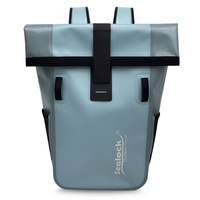 Sac à dos étanche portable roll-top en PVC soudé personnalisé Sac à dos pour motocyclette