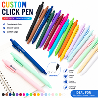 Matte Soft-Touch Klick-Kugelschreiber in 38 Farben, Macaron-Design, Schreibstift für Schüler, Individueller Logodruck, Werbegeschenk im Großhandel
