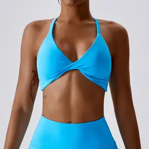 Wholesale Fitness Apparel Ropa Deportiva Para Mujer Gym Clothing Crop Tops For Women Blouses High Quality Sports Bra