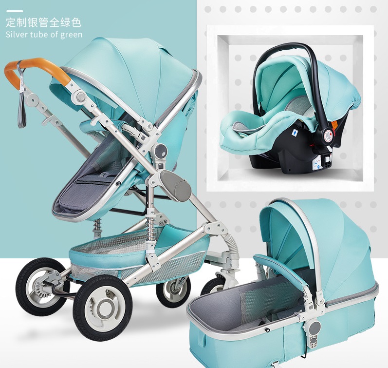 Baby carriage + basket