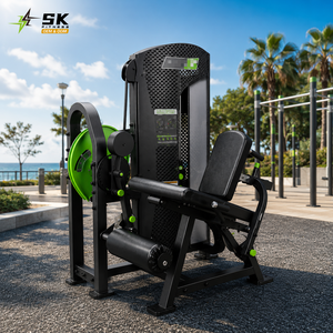 Machine de musculation commerciale SK à charges guidées, double fonction 2-en-1 (extension et flexion assis des jambes), pour le renforcement des membres inférieurs - Product Image 3
