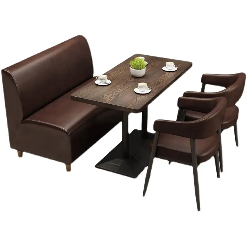 बिक्री के लिए अनुकूलन योग्य थोक विंटेज कैफे शॉप रेस्तरां फर्नीचर सेट रेट्रो औद्योगिक शैली की मेज और कुर्सियाँ