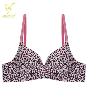 BINNYS-Bralette de copa de nailon sin costuras para mujer, ropa interior femenina cómoda de doble espuma, sujetador Extra acolchado de realce, venta al por mayor