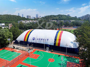 Hochwertige stabile Sport Air Dome Membran struktur Zelt Basketball Tennisplatz Dach abdeckung Außen anwendungs hallen PVDF - Product Image 6