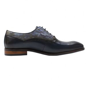 Chaussures habillées décontractées en cuir italien lisse à lacets pour hommes, design personnalisé, anti-odeur, collection automne - Product Image 5