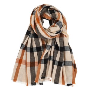Bufanda de imitación de cachemira con logo personalizado, diseño a cuadros acrílicos, chal de invierno extralargo, venta al por mayor directa de fábrica - Product Image 4