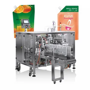 Automatic filling 125 ml juice doypack bag orange lemon juice packing machine