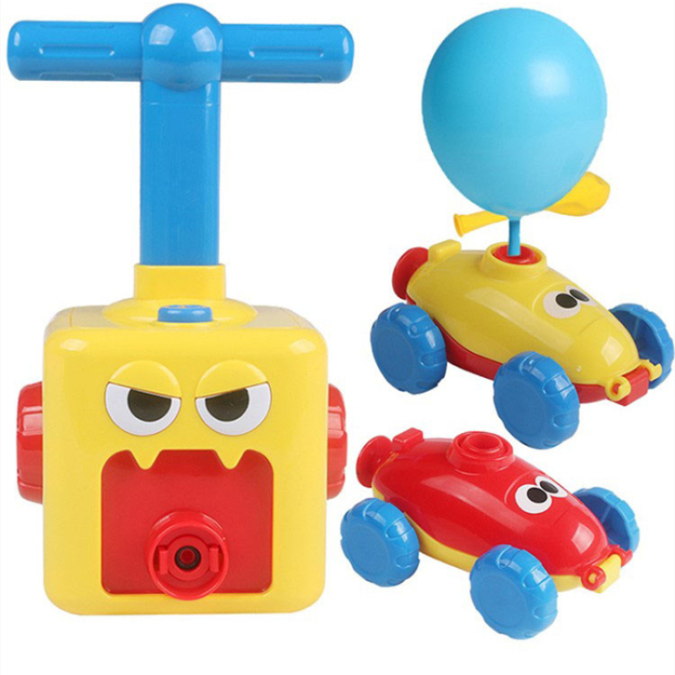 Игрушечный воздушный шар, Детская инерционная воздушная игрушка, пресс, Мощный воздушный шар, автомобиль, головоломка, эксперимент, детский сад
