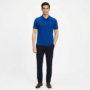 New Design Fashion for Golf for <b>T</b>-<b>Shirt</b> Short Sleeve Premium Quality Lightweight Men's Pocket Anti-Wrinkle 100% Cotton - Product Image 1