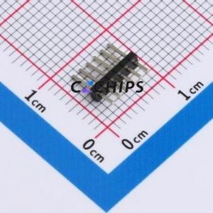 PZ1.27-UP1D-6A Pin Header Through hole Component (THT),P=1.27mm Connector 1x6P 1.27mm Pin Header Through Hole - Product Image 2