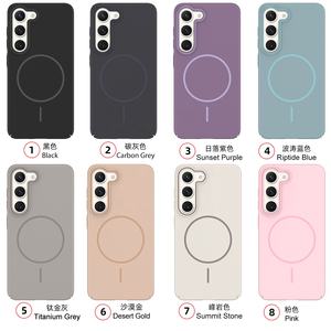 Venta al por mayor Coque <span class=keywords><strong>Smartphone</strong></span> Slim Full Cover PC Wireless Charging Mobilephone Phone Case para Samsung <span class=keywords><strong>Galaxy</strong></span> S23 S24 <span class=keywords><strong>FE</strong></span> S25 Plus - Product Image 6