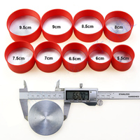 Vente en gros de manchons isolants pour bouteilles d'eau en silicone de 5,5 cm, 6 cm, 6,5 cm, 7 cm, 7,5 cm, 8 cm, 8,5 cm, 9 cm, 9,5 cm