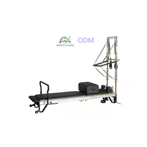 Reformer de Pilates Minimalista Artesanal de Aluminio con Almohadilla de Alta Tracción para Estudios de Lujo Directo de Fábrica - Product Image 1