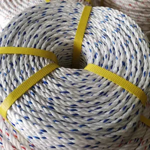 Vente en gros d'usine chinoise Corde PP Danline avec corde d'amarrage monofilament utilisée pour la pêche, la fabrication de filets de pêche et maritime