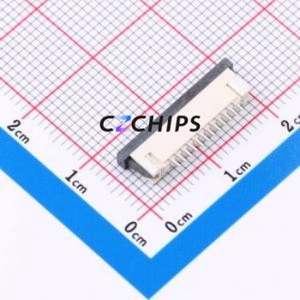 CAX-AFA07-12SCB-H2.5 FFC/FPC Connector SMD,P=1mm,Horizontal Mount Connector Drawer Type Top Contact 12P 1mm - Product Image 2