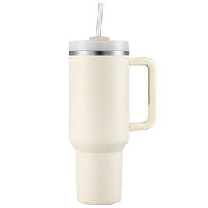 <span class=keywords><strong>Tasse</strong></span> de voiture isolée de 2e génération de 40oz, poignée au design moderne, bouteille à vide de grande capacité pour cadeaux d'affaires froids - Product Image 3