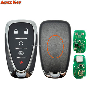 Llave Inteligente para Auto con Chip ID46 de 433MHz, HYQ4EA, 5 Botones, Negra, ABS, con Garantía de 6 Meses para Chevrolet Volt, Blazer, Traverse, Camaro, Cruze - Product Image 1