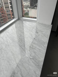 Italian Statuario Marble Snow White/<strong>Grey</strong> Veined Polished Stone Waterproof Eco-Friendly Modern Design for Dining Kitchen Bathroom - Product Image 6