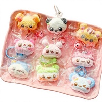 Pendentif Tête d'Animal Vintage en Silicone Alimentaire, Jouet Anti-Stress à Presser en Argile Crème pour Filles et Garçons