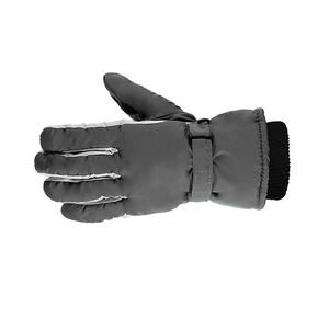 Snowboarding <b>Ski</b> <b>Gloves</b> Contrast Finger Sidewalls Textured Palm Overlay Cinch Strap Closure Ribbed Cuff Winter Sports - Product Image 4