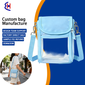 Sac bandoulière multifonctionnel en nylon avec fermeture éclair, idéal pour cartes et clés, compact et facile à transporter – Vente en gros, personnalisable, tendance - Product Image 1
