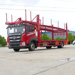 Dongfeng Camion de transport de véhicules automobiles à double pont 5 Camion de transport automatique 4x2 à vendre - Product Image 3