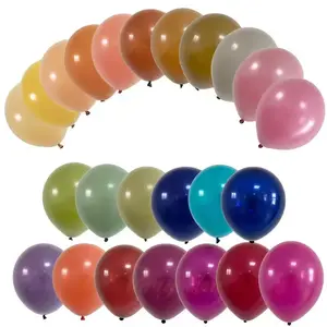 Großhandel 12 Zoll dicke retro matte Ballons Latex runde Ballon Party Lieferant Dekoration Ballon