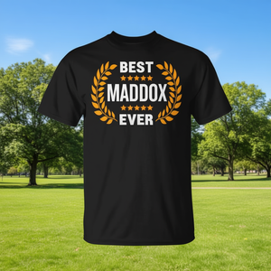 La mejor camiseta de Maddox con diseño de nombre de cinco estrellas - Product Image 1