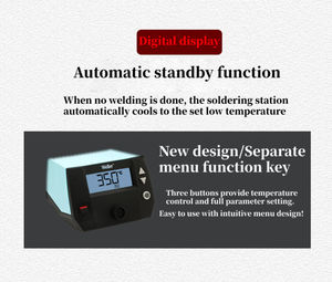   <span class=keywords><strong>Station</strong></span> <span class=keywords><strong>de</strong></span> <span class=keywords><strong>soudage</strong></span> WE1010 professionnelle 75W numérique originale, outil <span class=keywords><strong>de</strong></span> <span class=keywords><strong>soudage</strong></span> électronique sans plomb pour la réparation <span class=keywords><strong>de</strong></span> téléphones portables - Product Image 3