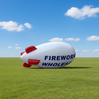 Vente directe d'usine, ballon publicitaire gonflable personnalisé, dirigeable gonflable