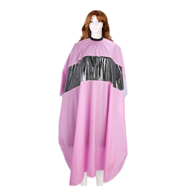 Оптовая продажа, аксессуары для парикмахерской, Парикмахерская накидка с прозрачным окошком для мобильного телефона