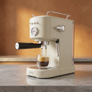 Machine à café semi-automatique compacte à extraction haute pression, expresso, logo personnalisé pour les acheteurs en gros mondiaux - Product Image 1