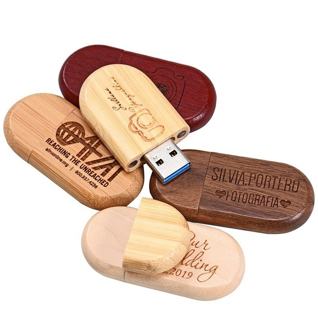 New 16GB Stylish Eco-friendly Creative Wooden USB Flash Drive 1-Year Warranty USB 2.0 High-speed Custom logo Options Wholesale